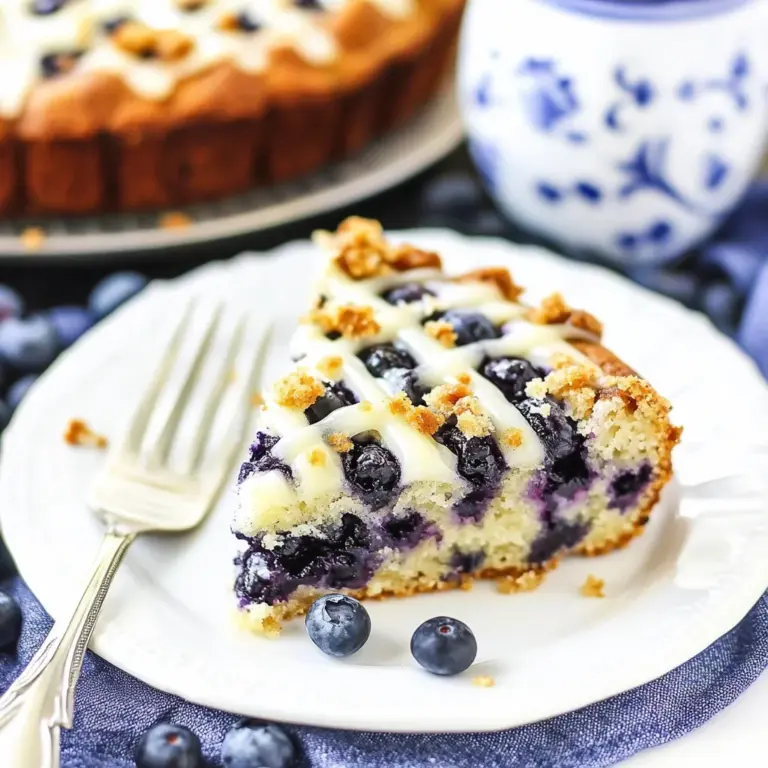 Blueberry Streusel Coffee Cake