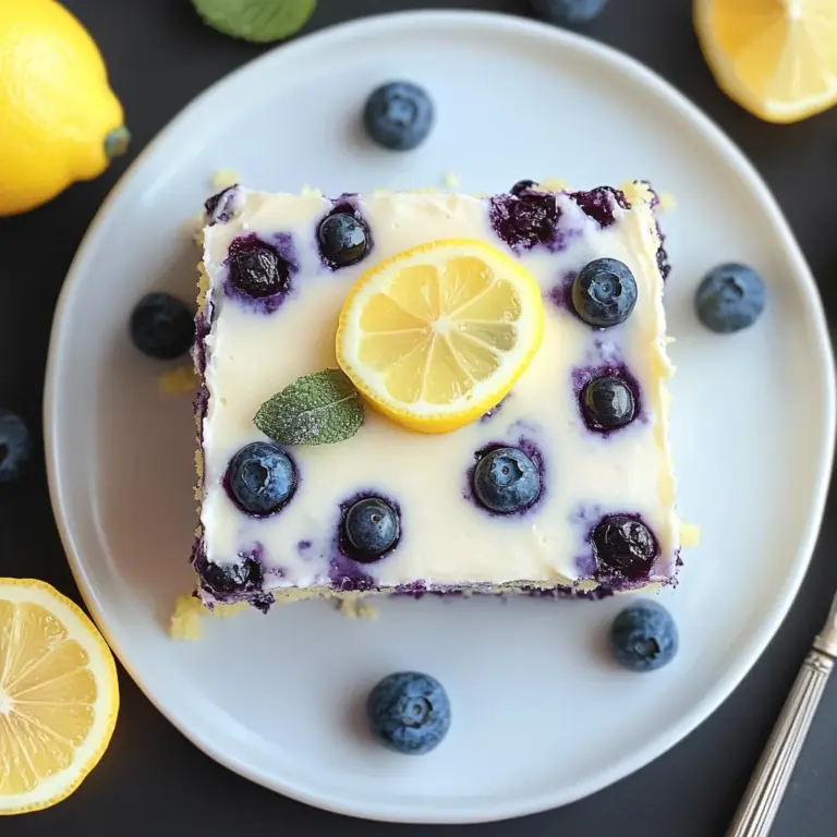 Lemon Blueberry Sheet Cake: A Summery Delight for Every Occasion