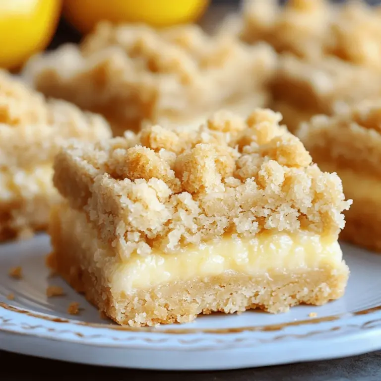 Lemon Crumb Squares