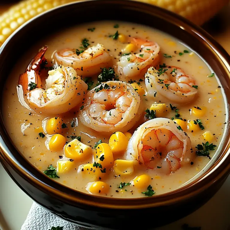 New Orleans Shrimp and Corn Bisque