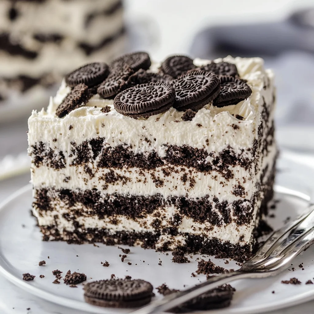 Oreo Icebox Cake