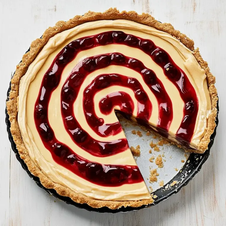 Peanut Butter and Jelly Pie