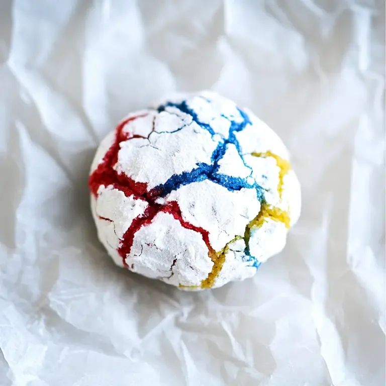 4th of July Crinkle Cookies