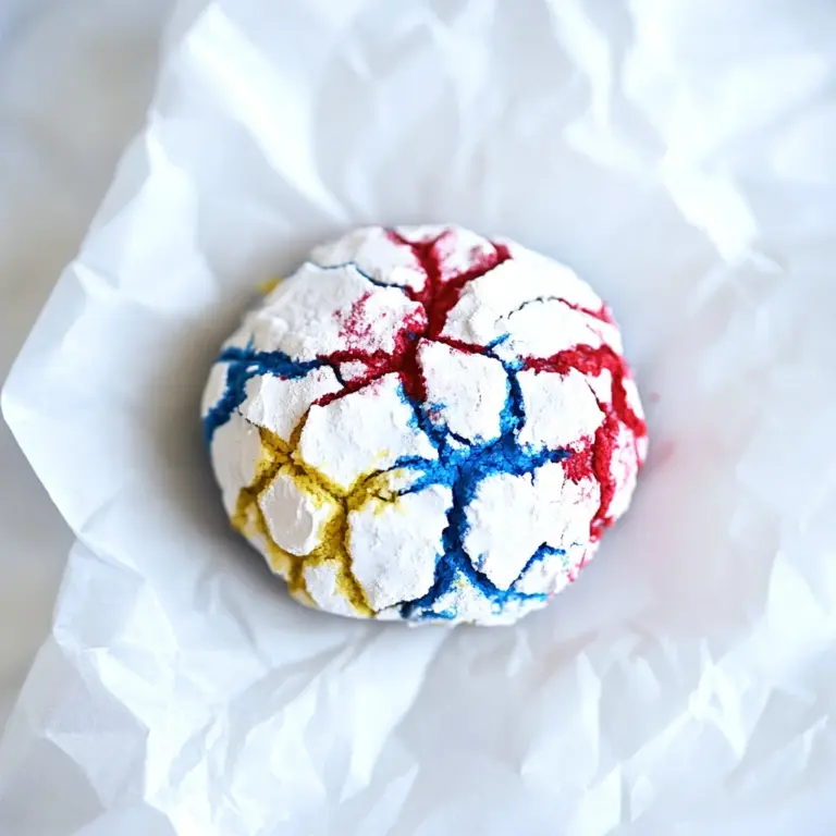 4th of July Crinkle Cookies