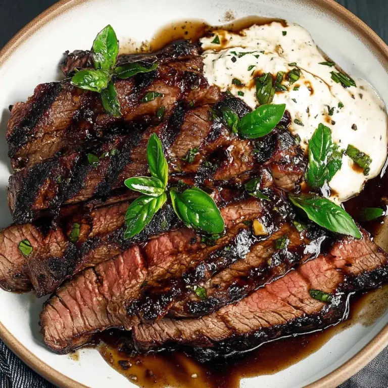 Balsamic Flank Steak