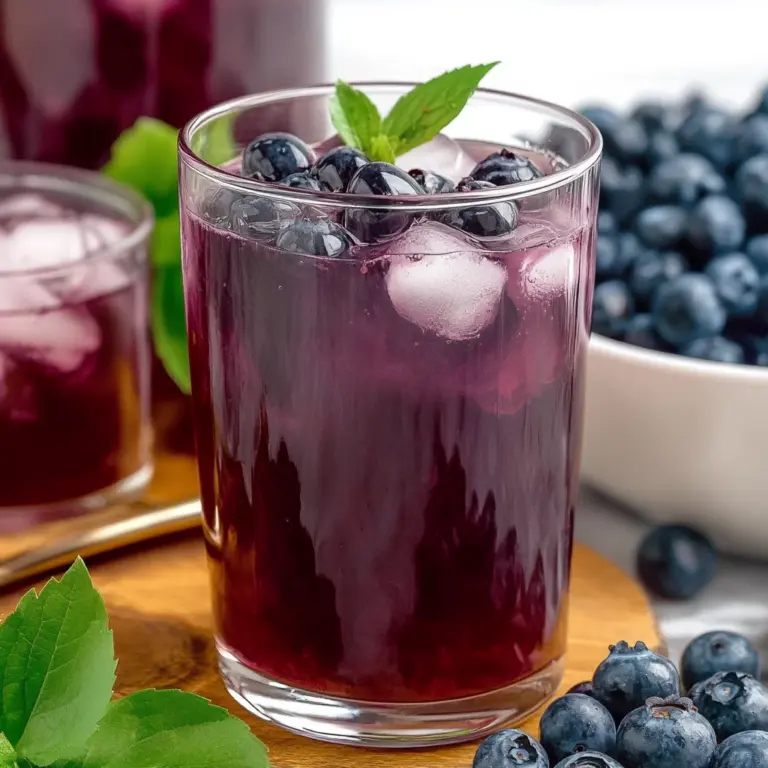 Blueberry Iced Tea