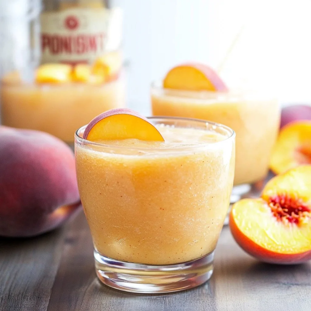 Bourbon Peach Slush