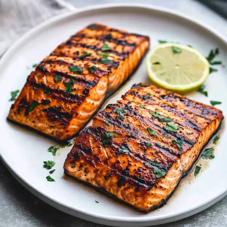 Cajun Honey Butter Grilled Salmon