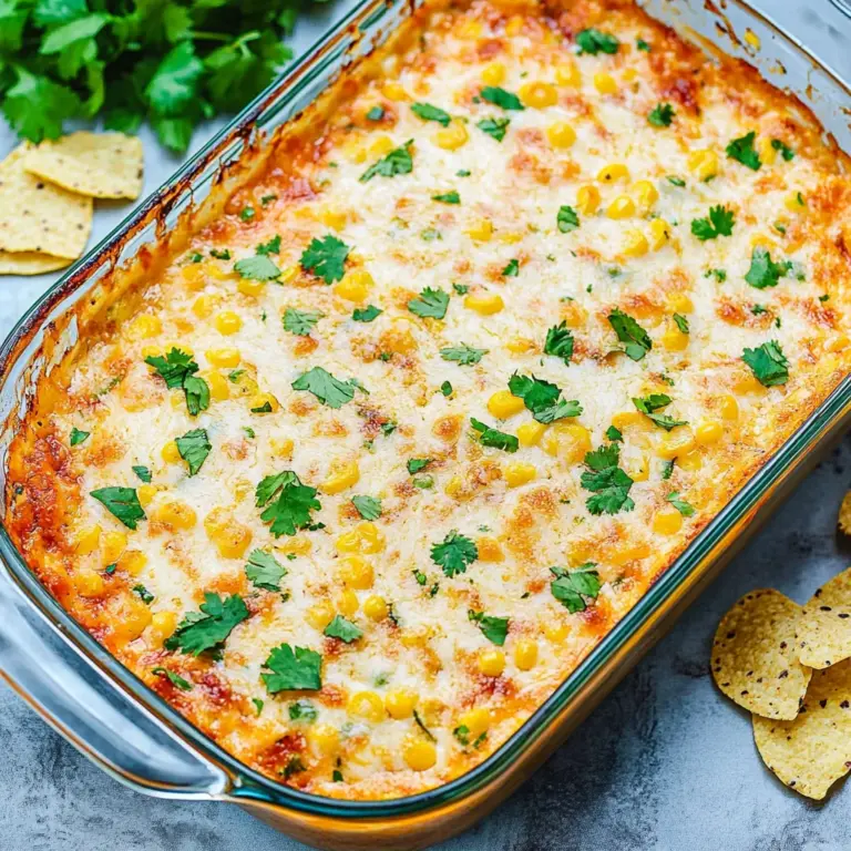 Cheesy Baked Mexican Corn Dip