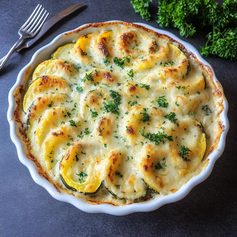 Cheesy Zucchini and Squash Casserole