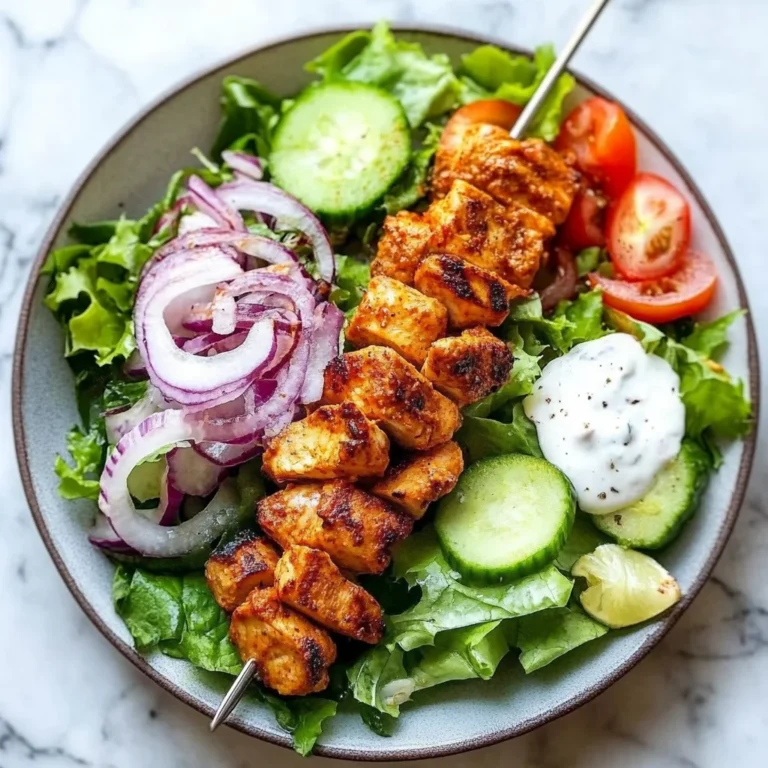 Chicken Shawarma Kebab Salad