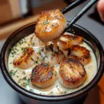 Creamy Garlic Butter Scallop Bowl