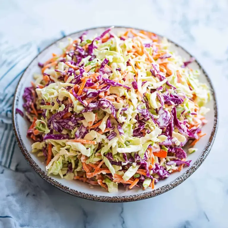 Easy Creamy Coleslaw