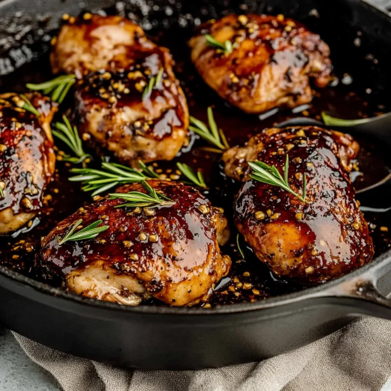 Fig Glazed Skillet Chicken