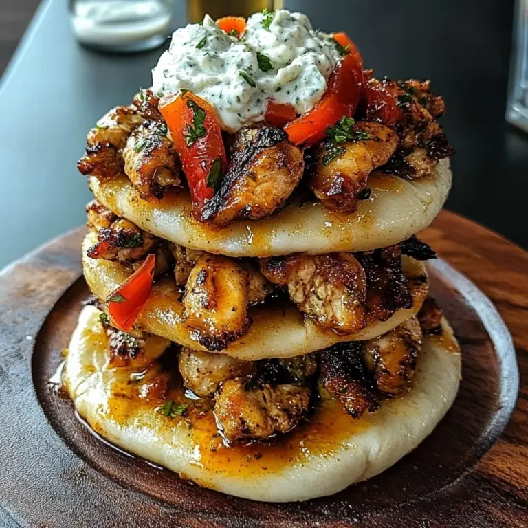 Greek Chicken Gyros with Lemon-Herb Marinade and Tzatziki