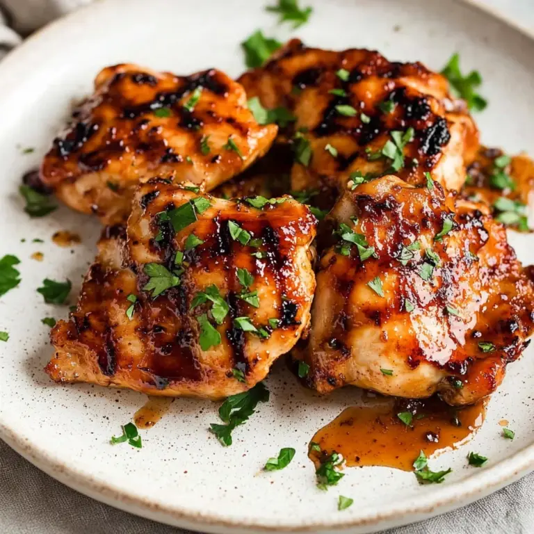 Grilled Hot Honey Chicken