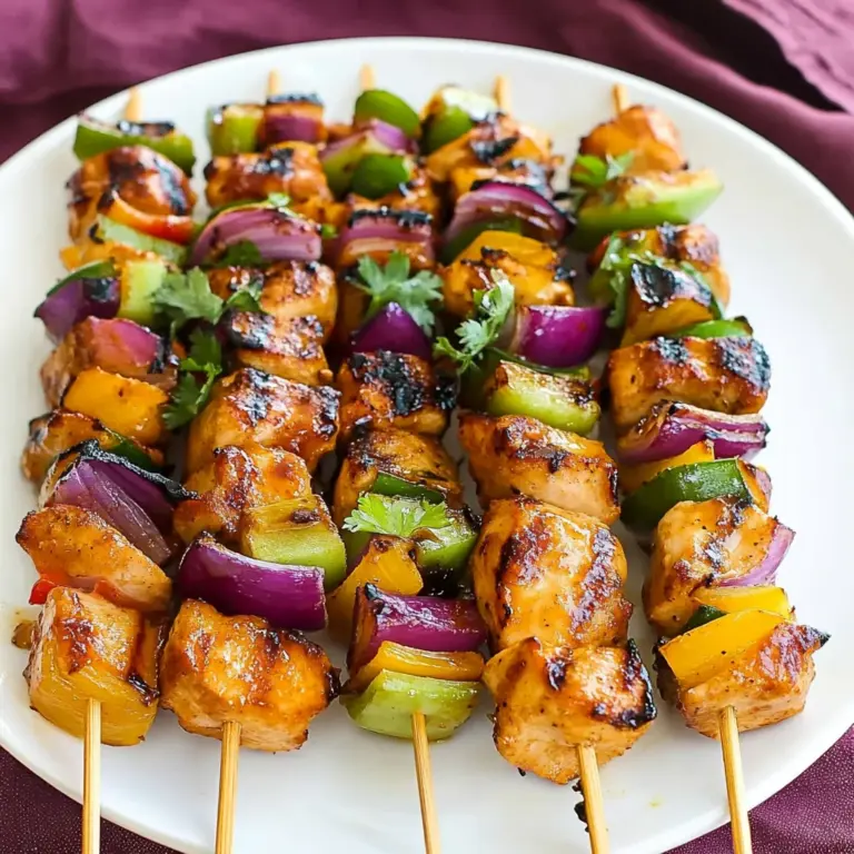 Hawaiian Chicken Kebabs