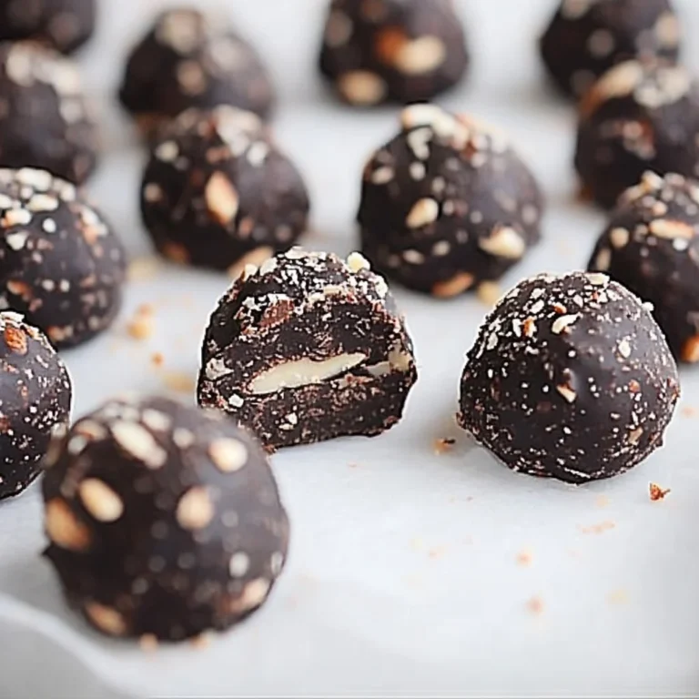 Healthy Dark Chocolate Almond Joy Bites