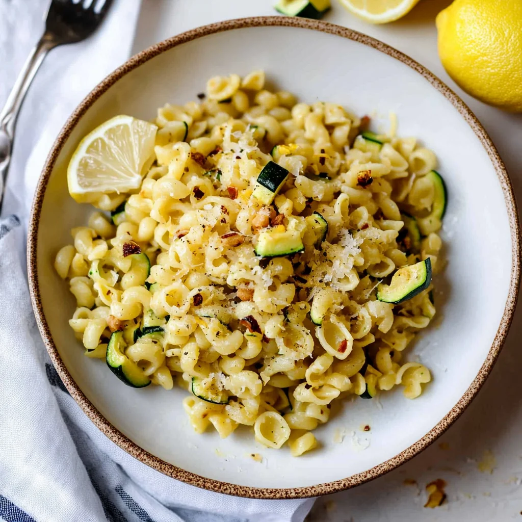 Lemon Zucchini Pasta