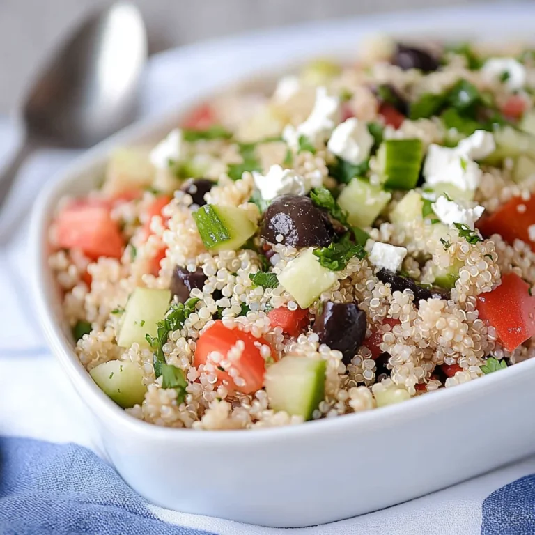 Mediterranean Quinoa Salad