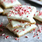 Peppermint Crunch White Chocolate Covered Graham Crackers