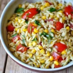 Roasted Corn Orzo Pasta Salad