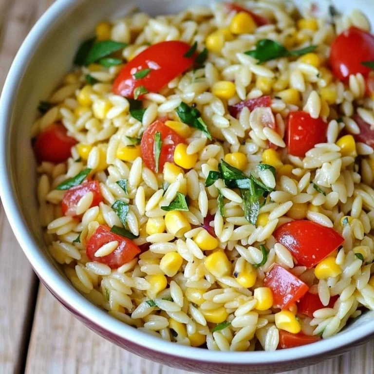 Roasted Corn Orzo Pasta Salad