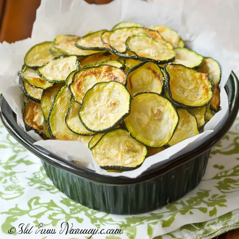 Salt and Vinegar Zucchini Chips