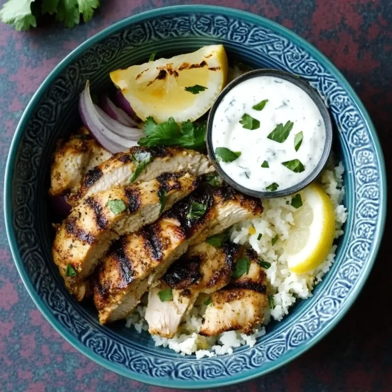 Shawarma-Spiced Grilled Chicken with Garlic Yogurt Sauce