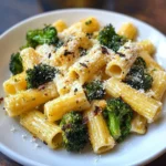 Skillet Ricotta Pasta with Roasted Broccoli