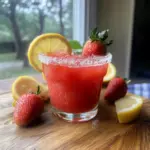 Strawberry Lemonade Mocktail Margarita