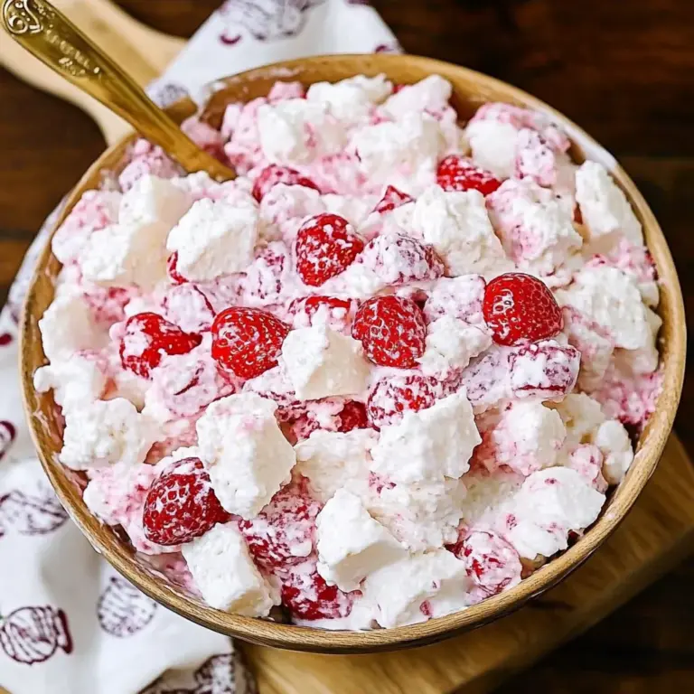 Strawberry Shortcake Fluff Salad
