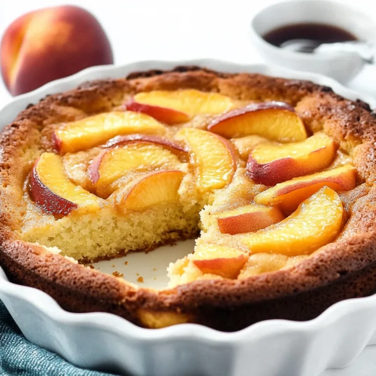 Summer Peach Cake (Simple + ScVanilla Extract (Alcohol-Free)ptious)