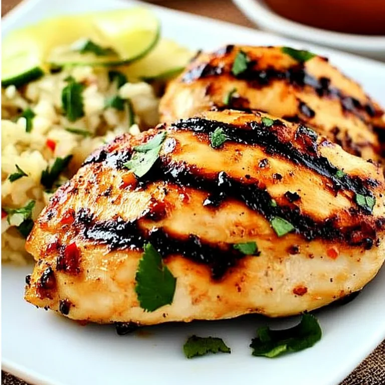 Sweet Chili Coconut-Lime Grilled Chicken
