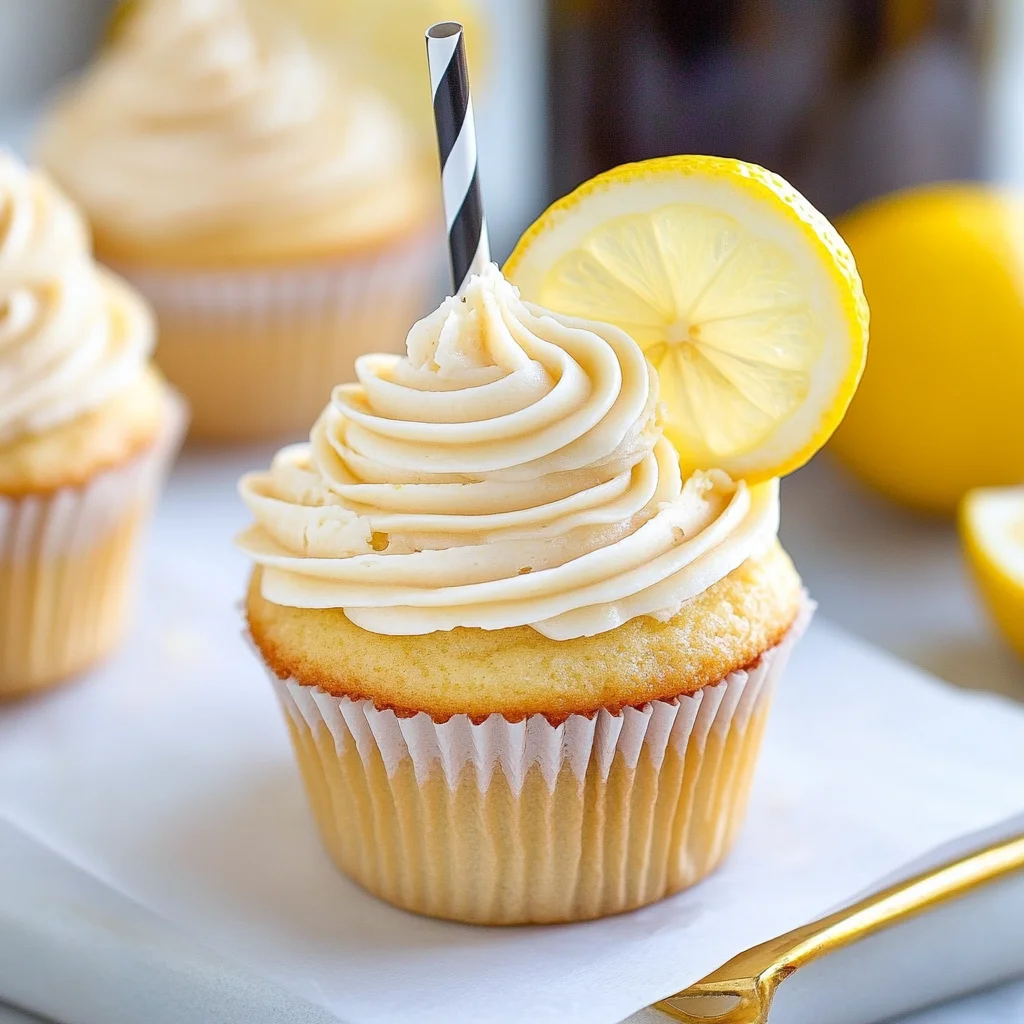 Sweet Tea lemon juice Cupcakes