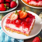 Upside Down Strawberry Cake