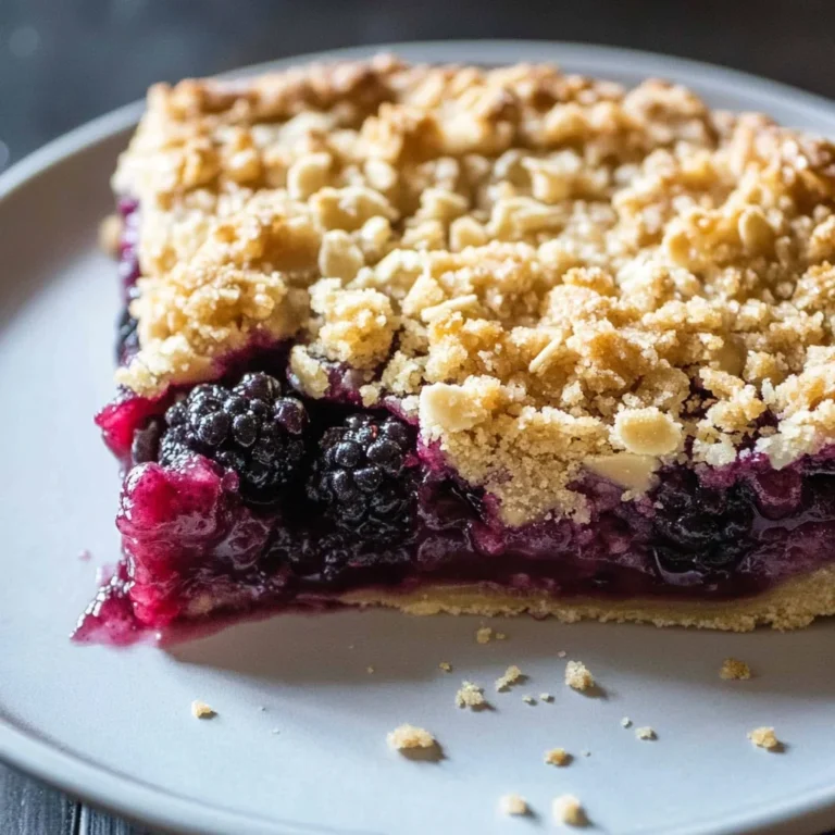 Almond Oat Crumble Blackberry Pie