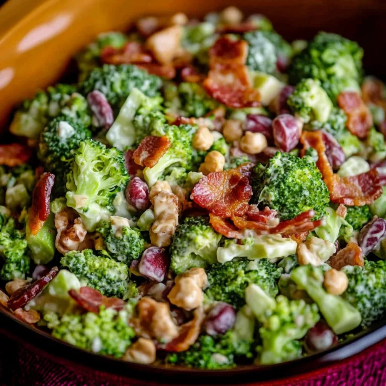 Broccoli Salad with Turkey Bacon Recipe