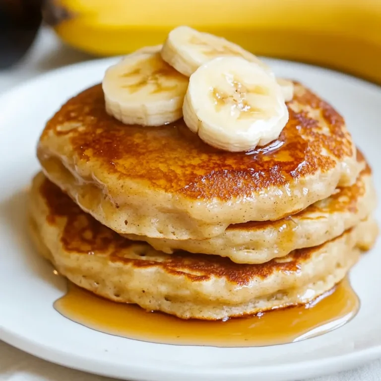 Brown Sugar Banana Pancakes
