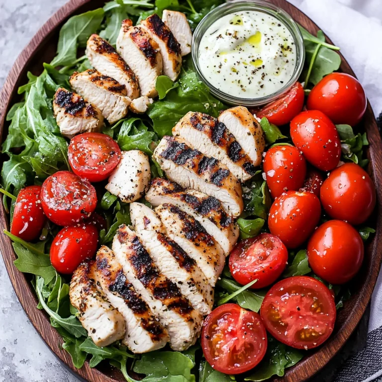 Caprese Grilled Chicken Salad