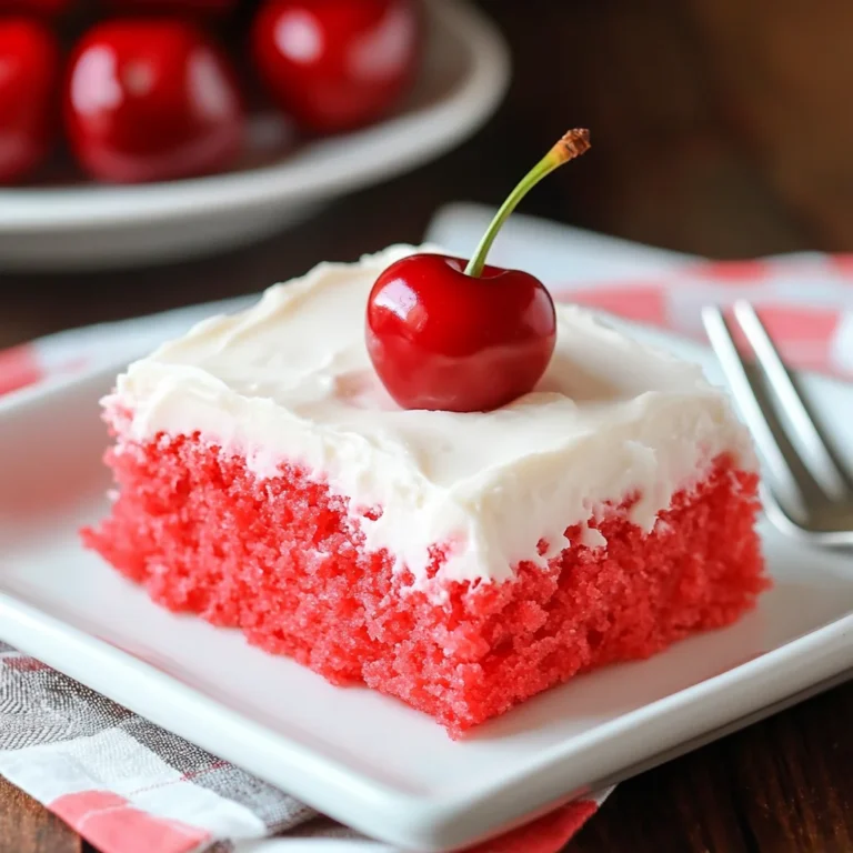 Cherry Sheet Cake Recipe