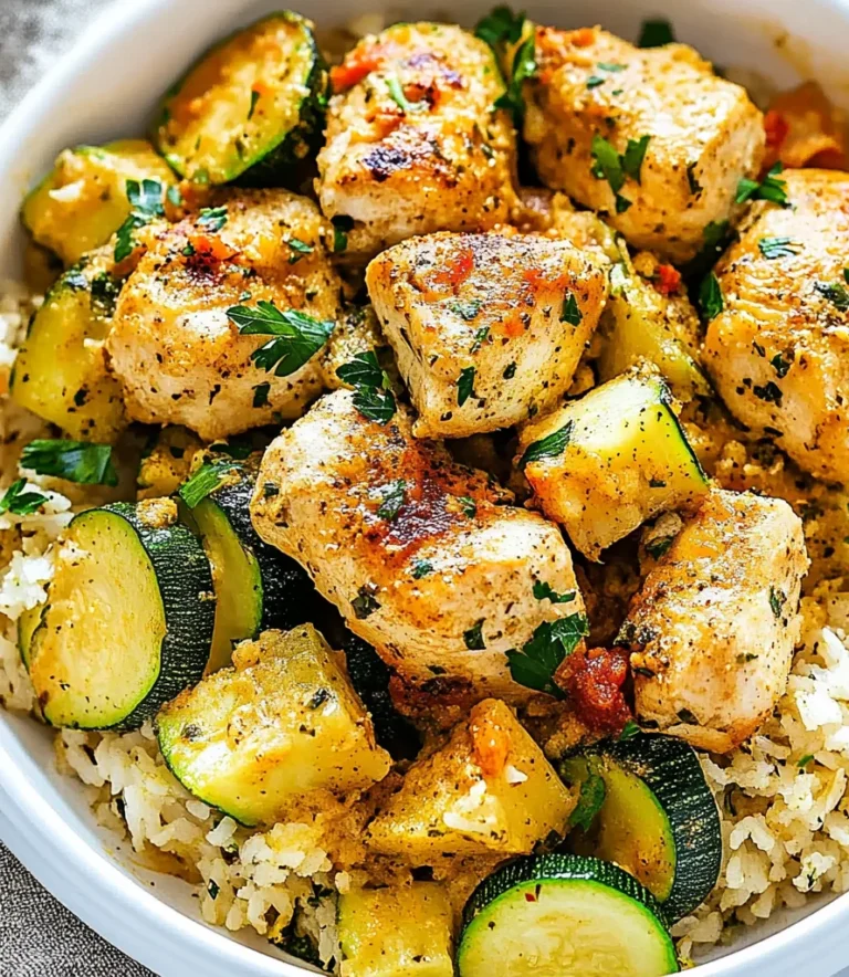 Easy Baked Chicken and Zucchini Recipe
