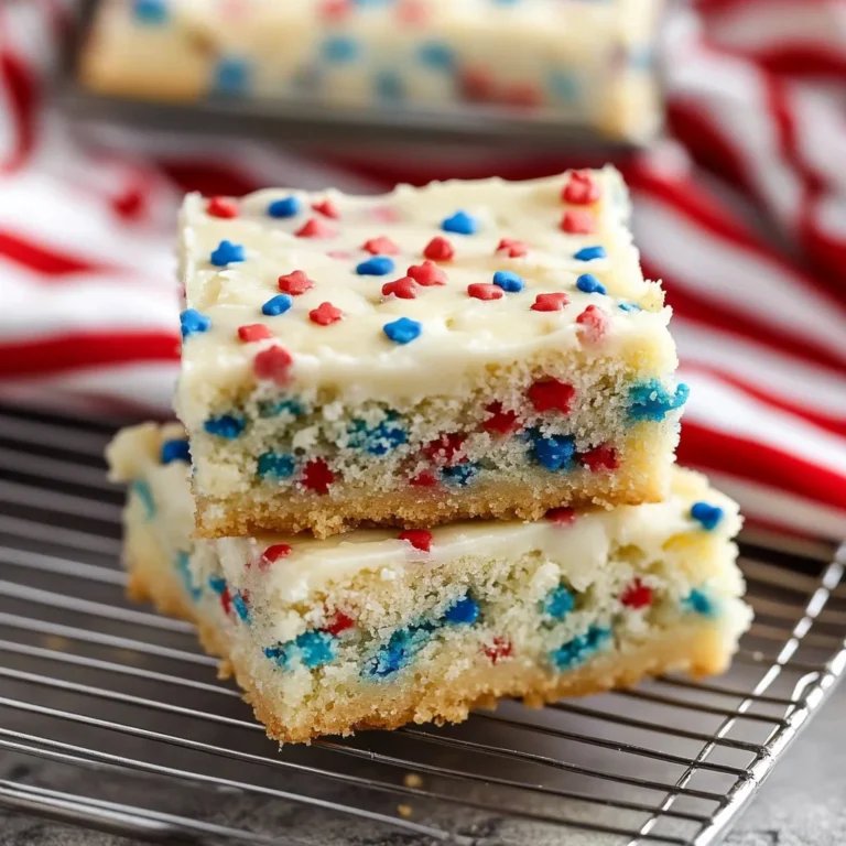 Fireworks Sugar Cookie Bars Recipe