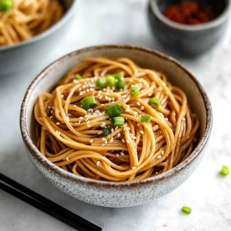 Garlic Sesame Noodles