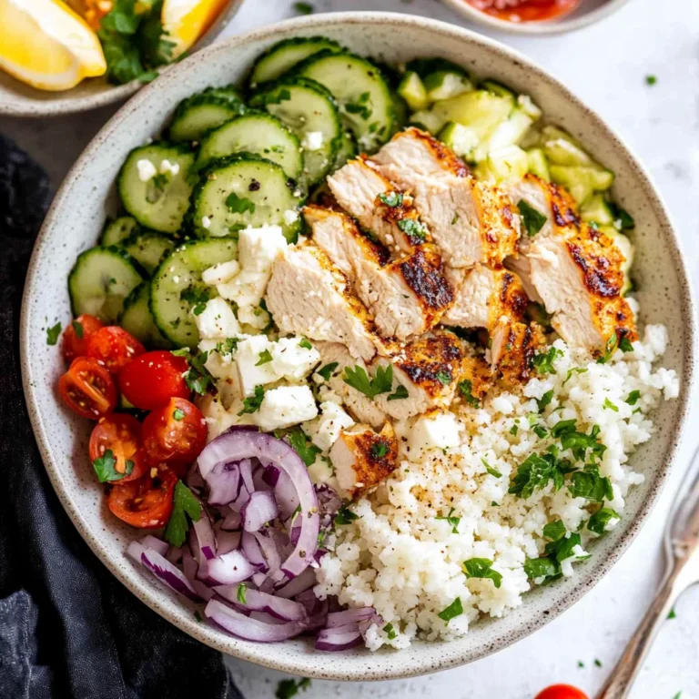 Greek Chicken Bowls