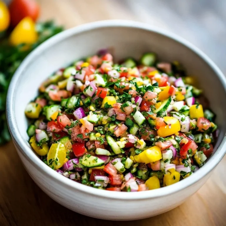 Israeli Salad Recipe