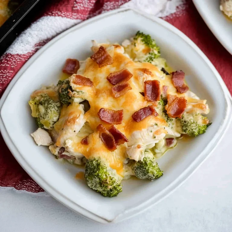 Keto Chicken Bacon Ranch Casserole
