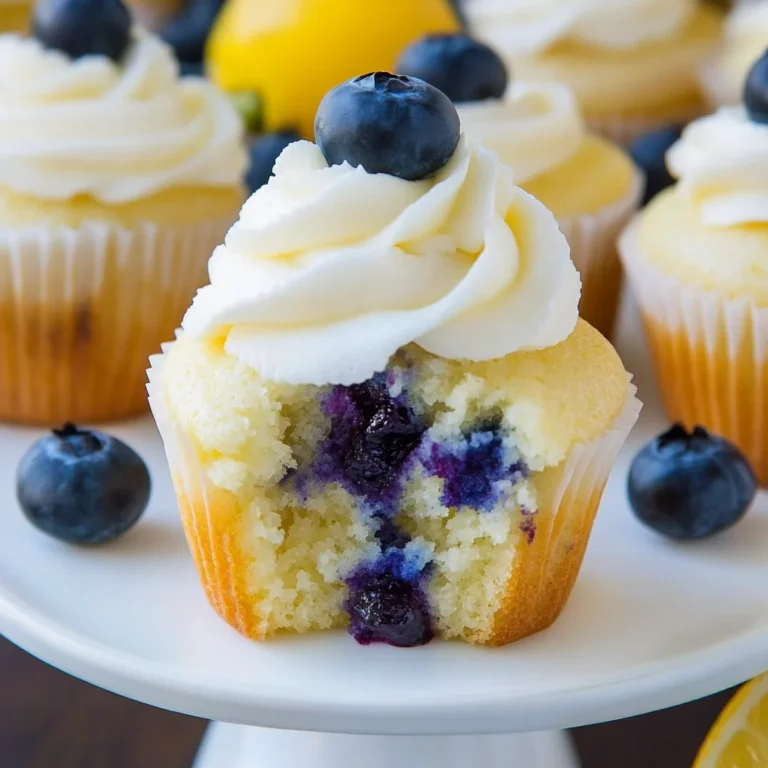 Lemon Blueberry Cupcakes