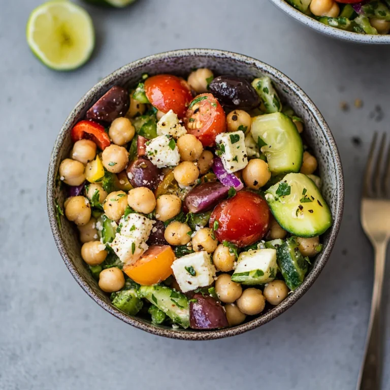 Mediterranean Chickpea Salad