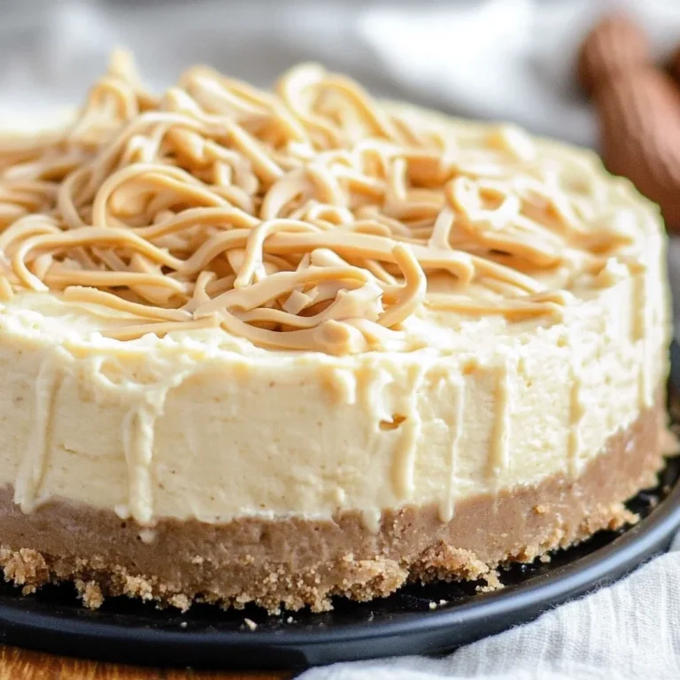 No Bake Peanut Butter Cheesecake